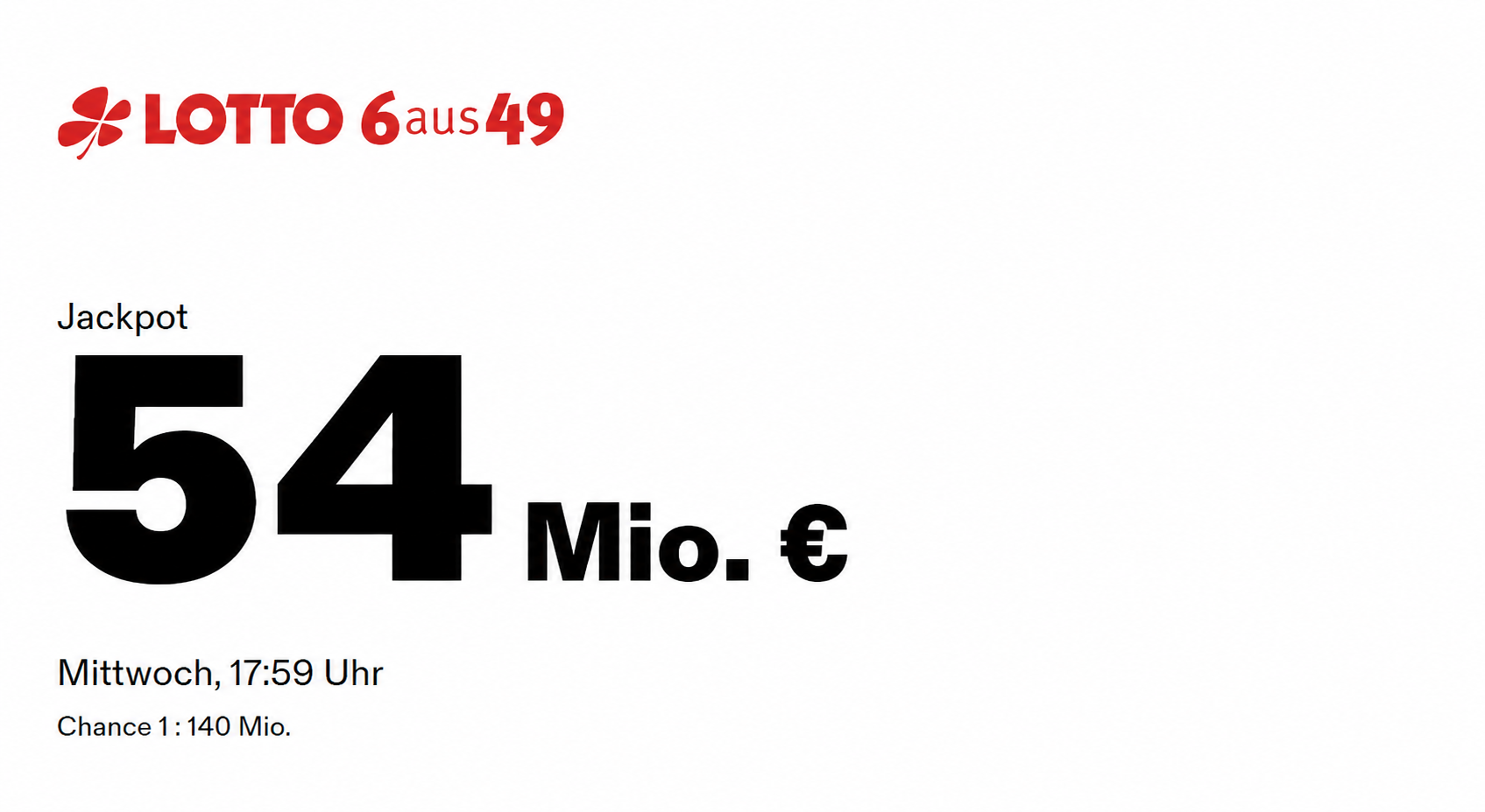 Lotto am Mittwoch 03.06.2026